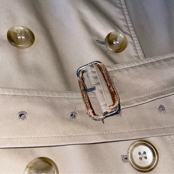 Vintage Burberry Trench Coat - Small - Picture 12 of 13